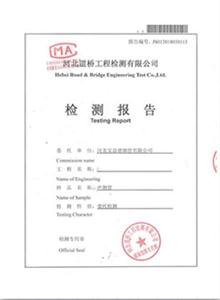 郑州公司检测报告